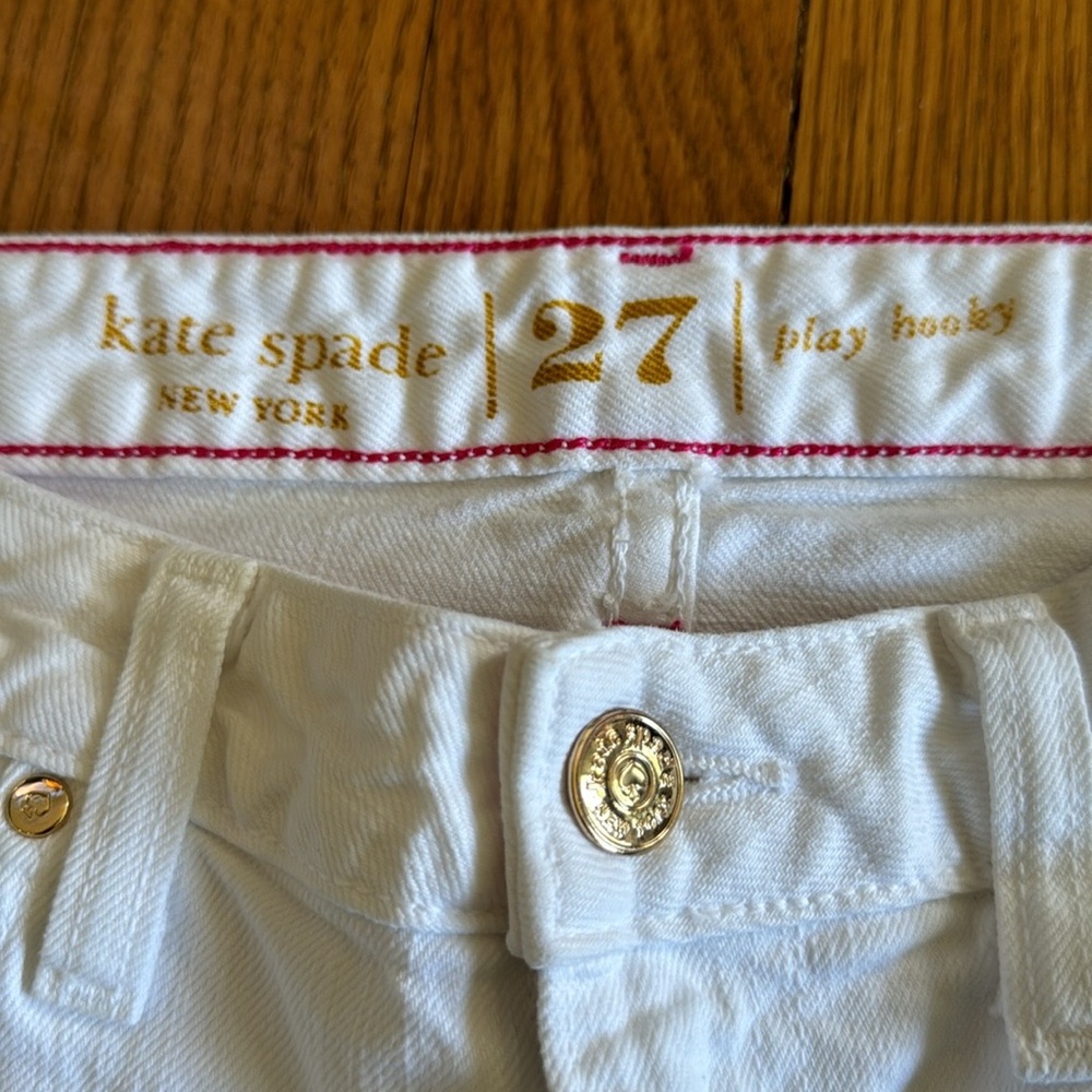 White Kate spade straight leg jeans - Picture 4 of 8